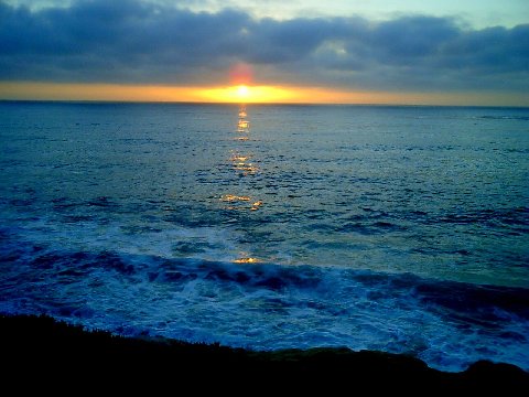 Sunset at La Jolla Cove